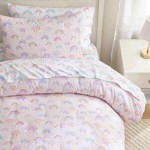Organic Rainbow Cloud Sheet Set
